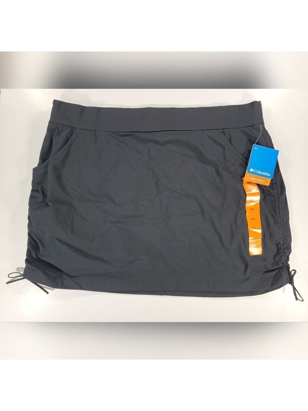 NEW Columbia Marina Bay Black Skort Womens XXL 2XL Pull On Skirt NWT Active Fit - Picture 1 of 12